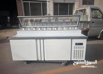  2 تلاجة بيتزا جديده
