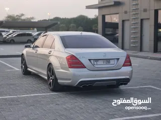  6 مرسيدس s550 2008 محول بدي كت s63 وارد اليابان بدون حوادث