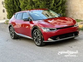  9 كيا EV 6 2022 فل وجمرك جديد ماشيه 30 الف بسعر مغري كاش واقساط بدفعه 3000 دينار