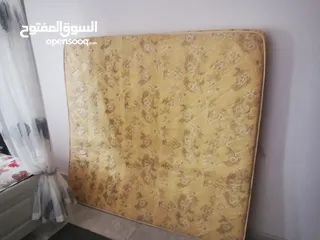  2 Mattress king size for 5 rial with curtain free