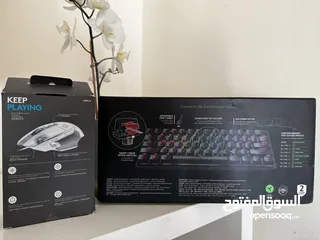  2 Used Razer Huntsman Mini “red switch” keyboard and Logitech g502x mouse for sale (IN GOOG CONDITION)