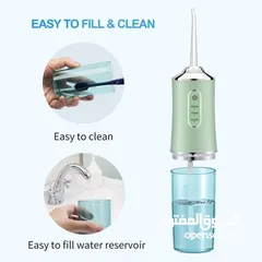  5 فوائد مضخة تنظيف الاسنان وأنواعها المعتمدة لدى الأطباء مضخة تنظيف الأسنان بضغط الماء - 3 سرعات