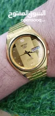 4 Vintage Seiko5 7s26 Automatic 21-jewel Full Golden japan made watch for Men's