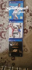  4 PS4 games each game is 40 AED