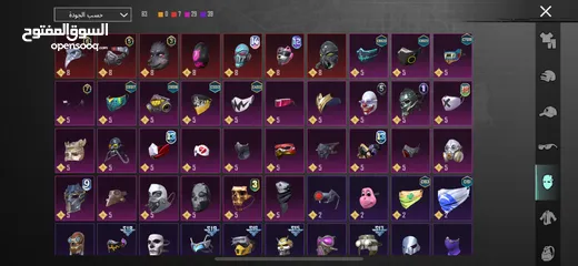  6 حساب ببجي موبايل النسخة العالمية من السيزون السابع