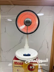  1 صوبة المروحة العامودية 1000W من ميجا   دفاية كهربائية عاموديه ، شكل مروحة من شركة MEGA الاصلية