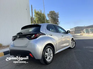  4 تويوتا يارس 2021 الشكل الجديد هايبرد (ليثيوم )
