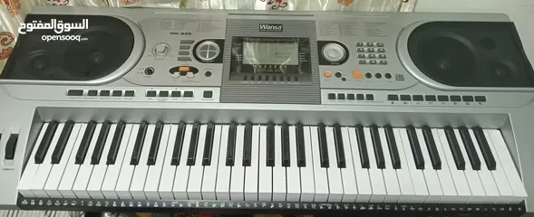  1 Wansa 61 Keys Musical Keyboard (MK-935) - Silver