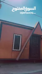  2 كرفان الكوخ لون خشبي جديد غير مستعمل