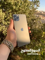  4 ايفون 11 برو ماكس 256 جيجا بطارية 100٪؜ نموذج M مغير بطارية فقط مش مغير فيه اي اشي ثاني ومساحة 256