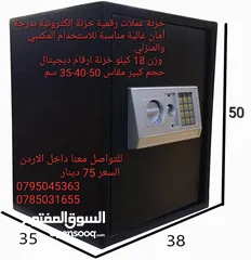  4 خزنة فندقية تستخدم في حفظ الاوراق والنقود والمجوهرات تستخدم في الفنادق والمنازل ومكتب نصف متر