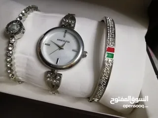  2 سوارتين و ساعة طقم