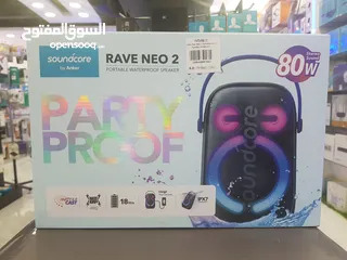  1 Anker soundcore Rave Neo 2 portable waterproof Bluetooth Speaker