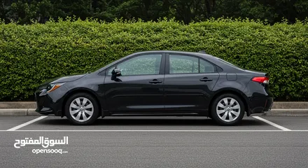  4 تويوتا كورولا سوداء 2020  ،  black Toyota Corolla 2020 . Mileage 78000 miles .