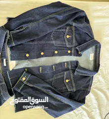  2 Riva Cropped Jean Jacket Set