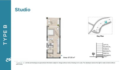  3 Studio Apartment – Off plan Freehold in Muscat Bay