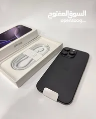  9 Black titanium iphone 16 ProMax 256 GB closed box unused new