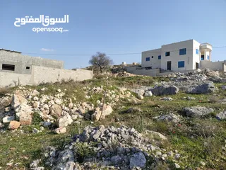  3 ارض للبيع فوق منزل. ابو مشهور طريق عنبتا