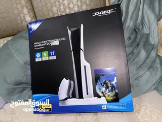  4 مبرد جهاز ps5 slim من شركة dobe
