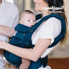  3 حامل اطفال متعدد الاوضاع مع وساده وغطاء راس لحمايه طفلك وراح طفلك من الماركه العالميه ergobaby الاصل