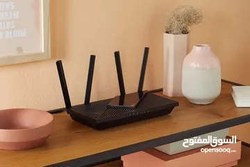  8 راوتر انترنت شبكات انترنت وايرلس تي بي لينك TP Link Dual Bands Router AX55 for internet connection