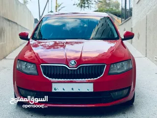  1 سكودا أوكتافيا صالون خصوصي 2016، ديزل 1600، غيار عادي، مرخصة ومؤمنة، فحص كامل