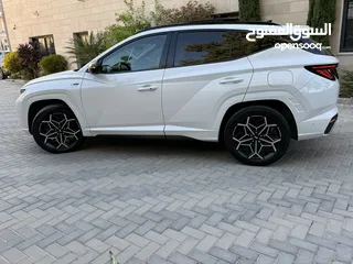  18 هونداي توسان NLine ترخيص 2023 محرك 1600 هايبرد plug in/يقطع على الشحنه 65 كيلو متر  271 حصان