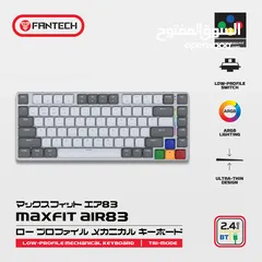  1 Fantech MK915 75% Low Profile Wireless Mechanical Keyboard (SUPER MAXFIT AIR83) (Brown Switch)