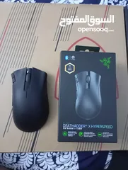  1 الماوس  Razer Deathadder X Hyperspeed المكسر  بور بانك