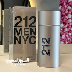  2 عطر 212 Men NYC الأصلي من كارولينا هيريرا  عطر رجالي أنيق يجسد روح مدينة نيويورك النابضة بالحياة