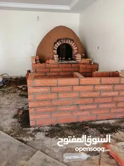  9 بناء افران بيتزا