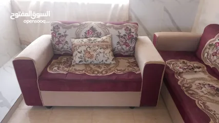  1 كنب كورنر جيد جدا خشب تقيل بسعر حرق