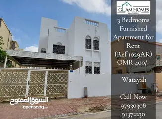  1 3 Bedrooms Furnished Apartment for Rent in Al Wattayah REF:1029AR