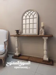  1 كونسول خشب فنتج ستايل