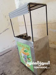  2 عربية ذره ومشروبات ساخنه جديده لم تستعمل نهائيا للبيع