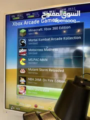  8 أكسبوكس 360 نظيف جدا مهكر مع 250 لعبة و ايدتين جداد فقط