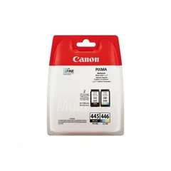  1 Canon 445+446 Twin Pack Black & Color Cartridges