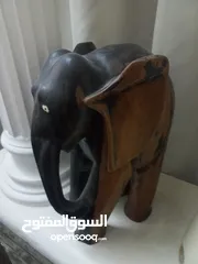  6 فضيات  وفيلة صناعة يدوية هندية