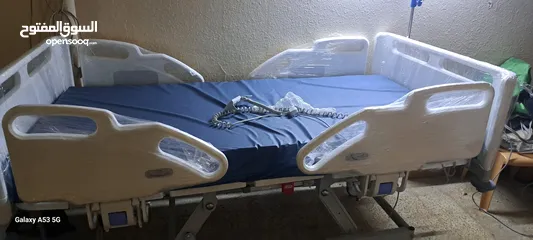  1 سرير طبي كهرباي معا مرتبه طبيه يعمل بريموت 10حركات