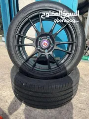  2 جنط اسود مميز قياس 17