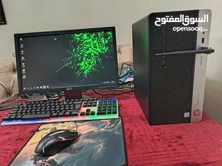  4 Core i5-7500 @3.40GHz Ram8G SSD 256G أقر الوصف