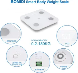  3 ميزان ذكي ممكن ربطه بالهاتف BOMIDI التابعة ميزان ذكي من BOMIDIلشركة شاومي