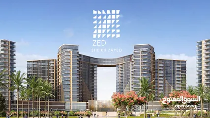  2 امتلك شقة 160م متشطبة بالتكيفات في  ابراج الشيخ زايد zew west بمقدم 5 % فقط  و قسط على 8 سنوات