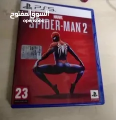  1 spiderman 2 ps5 used like new