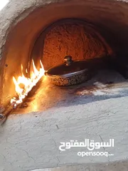  13 فرن طابون متحرك لشوي صواني وخبز ع حصى متنقل طول 85 العرض 65 صاج مقلفن بشتغل ع حطب وع غاز