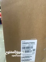  3 شاشه سامسونج 65 بوصه سمارت فوركي اصدار 2024  موديل DU7000 سعر حرق توصيل داخل عمان