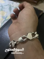  3 اسوارة كارتير فضة اصلي بحالة الجديدة