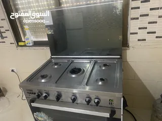  3 غاز مع فرن إيطالي Full safety