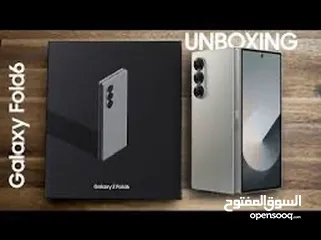  13 SAMSUNG Z FOLD 6 (256GB/512GB)  جديد كفالة شرق اوسط