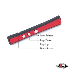  8 Wireless USB Word PowerPoint Presenter PPT Teach Red Laser Pointer Pen قلم لايزر